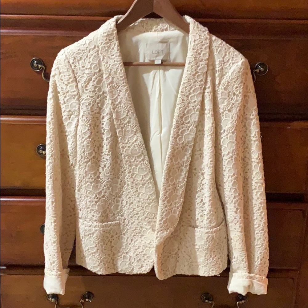 LOFT - Lace Blazer